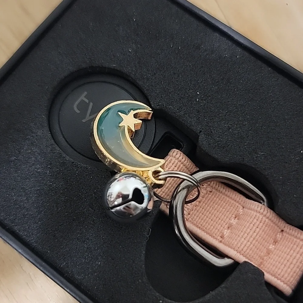 Typecase Waterproof Cat Collar with Charm, Bell & AirTag Holder